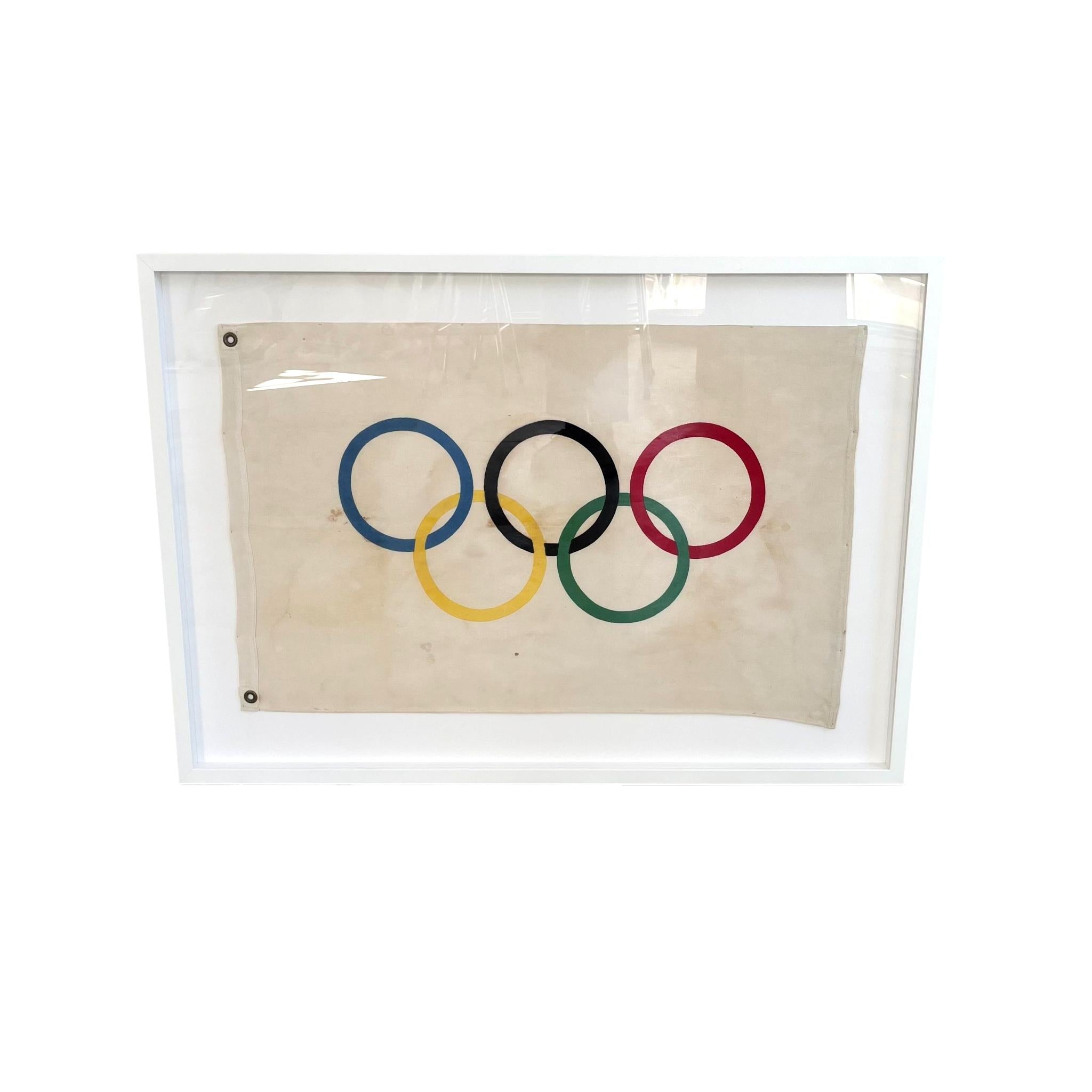 Framed Olympic Flag