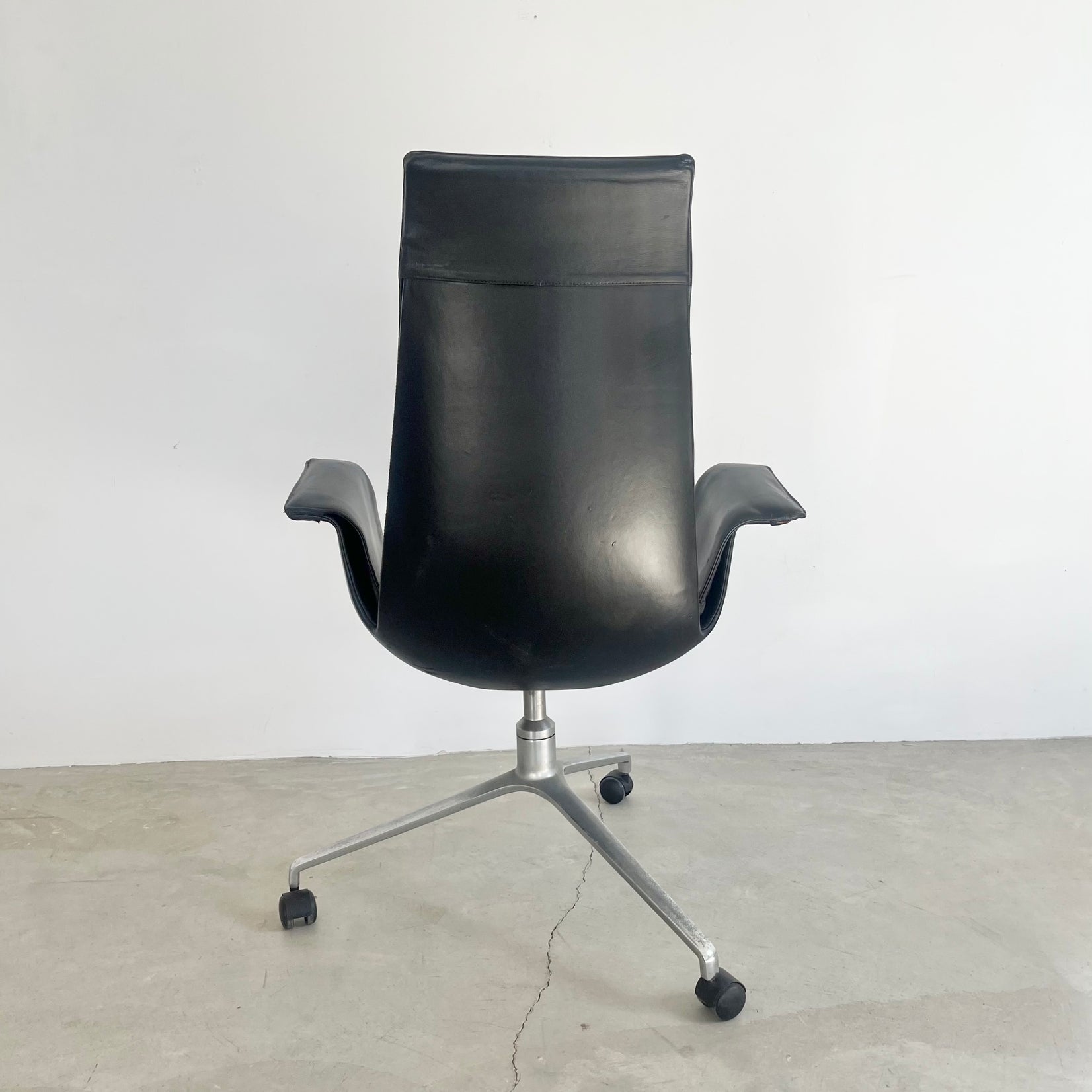 Fabricius Kastholm Leather 'Bird' Chairs