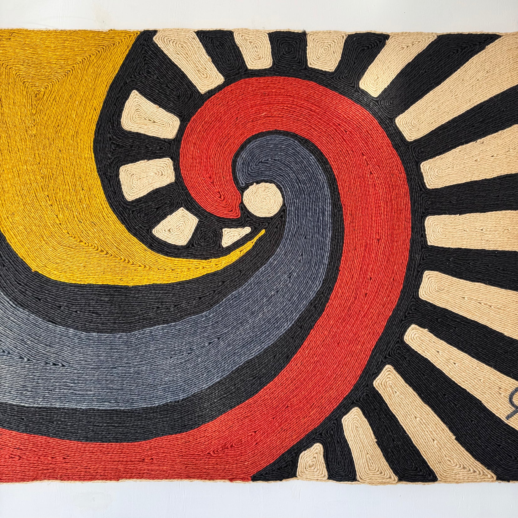 Jute 'Swirl' Tapestry