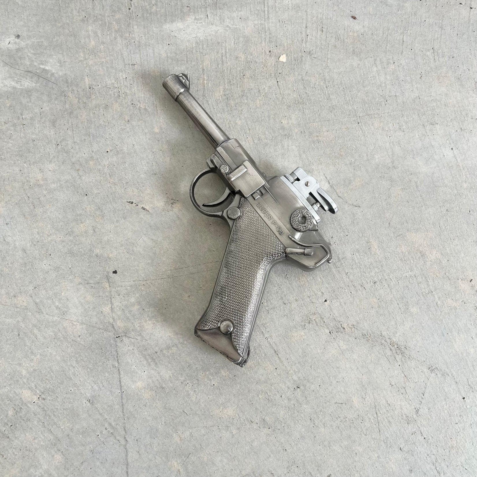Luger Pistol Table Lighter