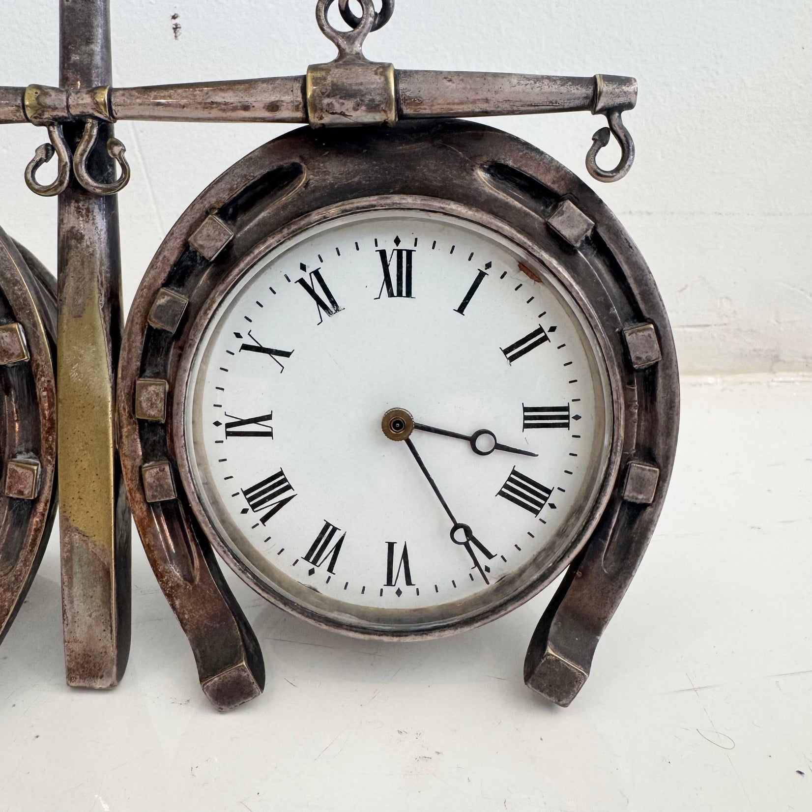 Hunting Clock and Barometer