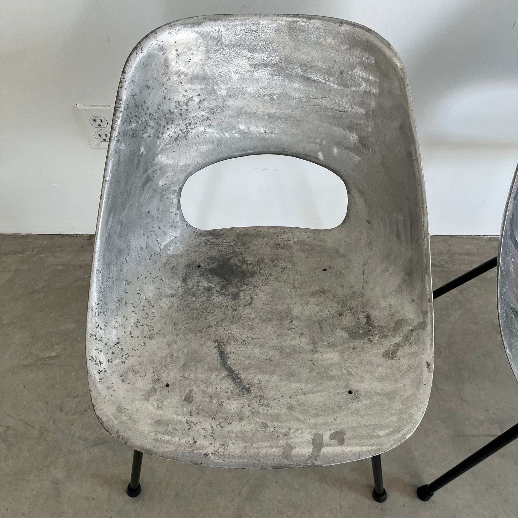 Set of 4 Cast Aluminum Chairs