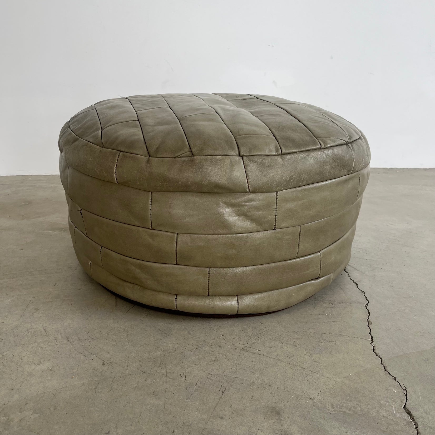 Green Patchwork Ottoman