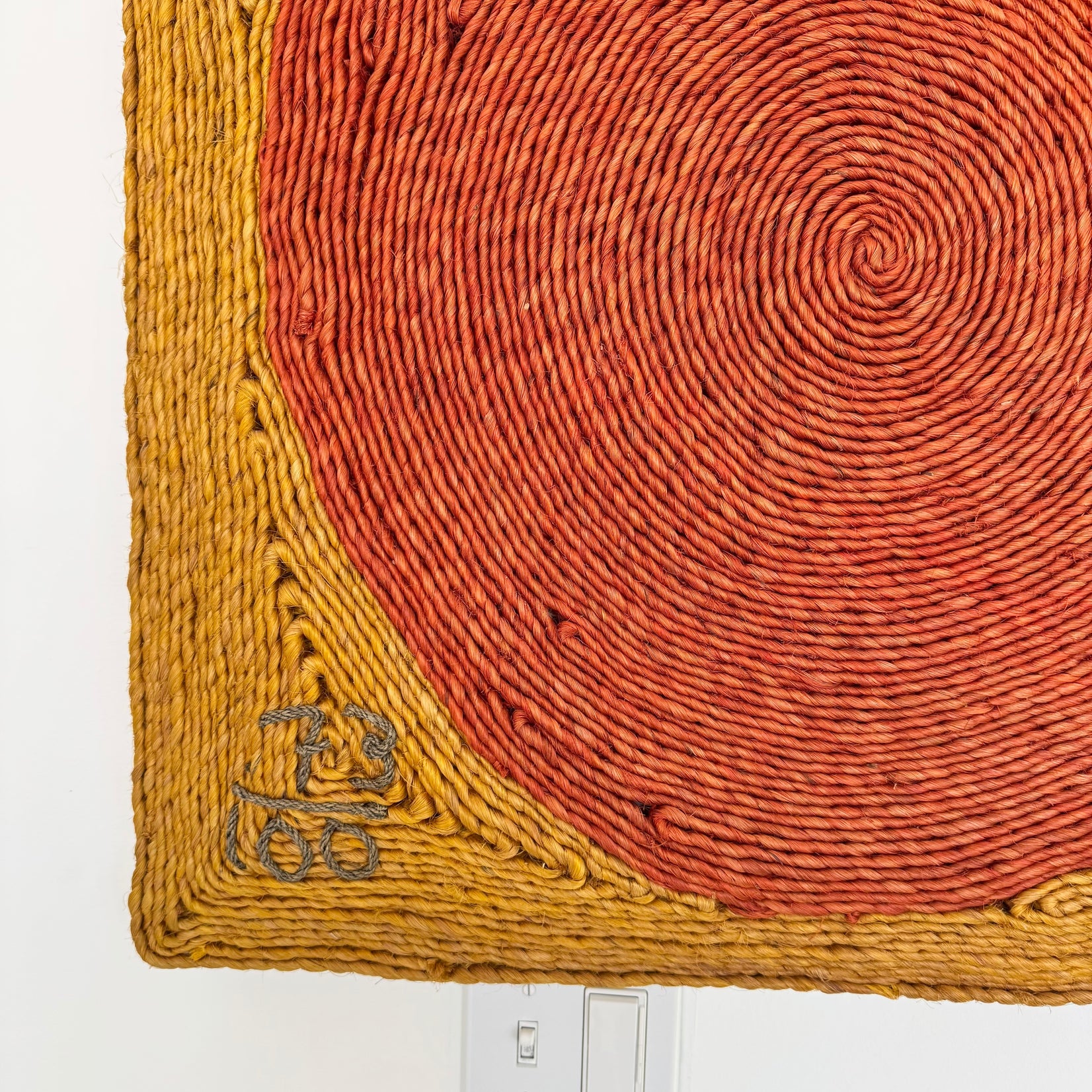 Hand Woven Jute 'Sun' Tapestry