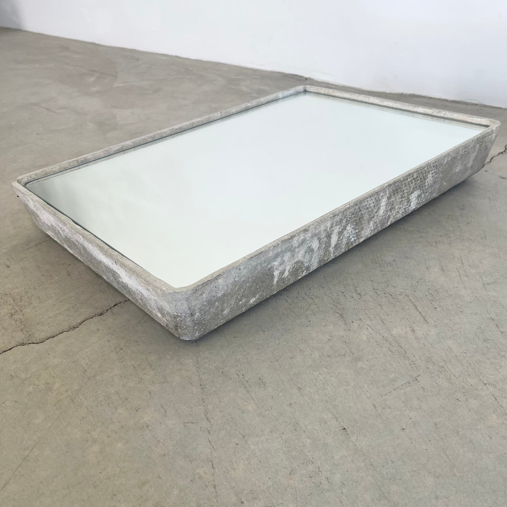 Rectangular Concrete Mirror