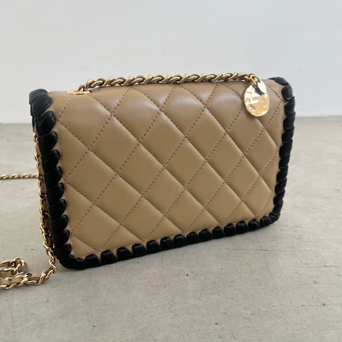 Quilted Lambskin Flap Bag
