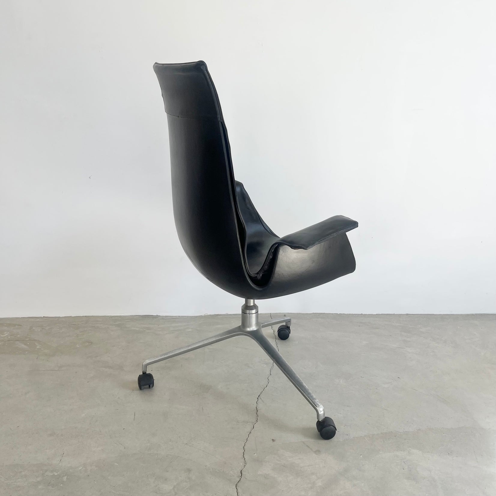 Fabricius Kastholm Leather 'Bird' Chairs