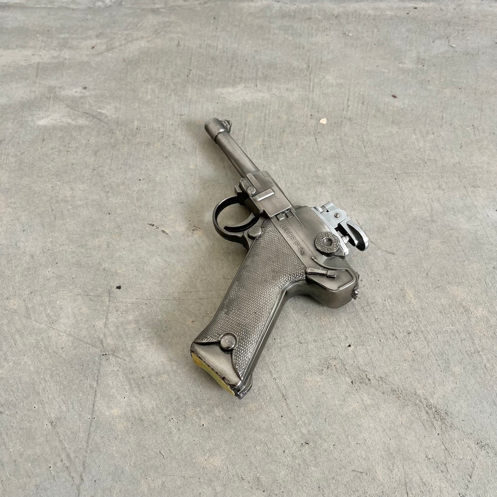 Luger Pistol Table Lighter
