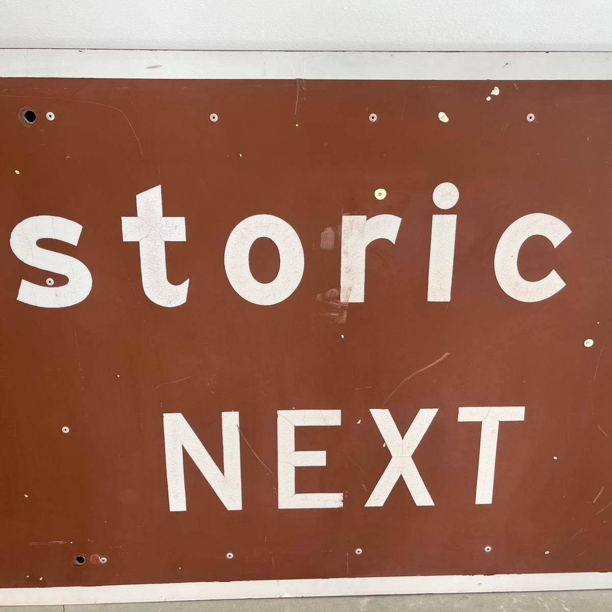 Historic Route 66 “Next Right” Highway Sign