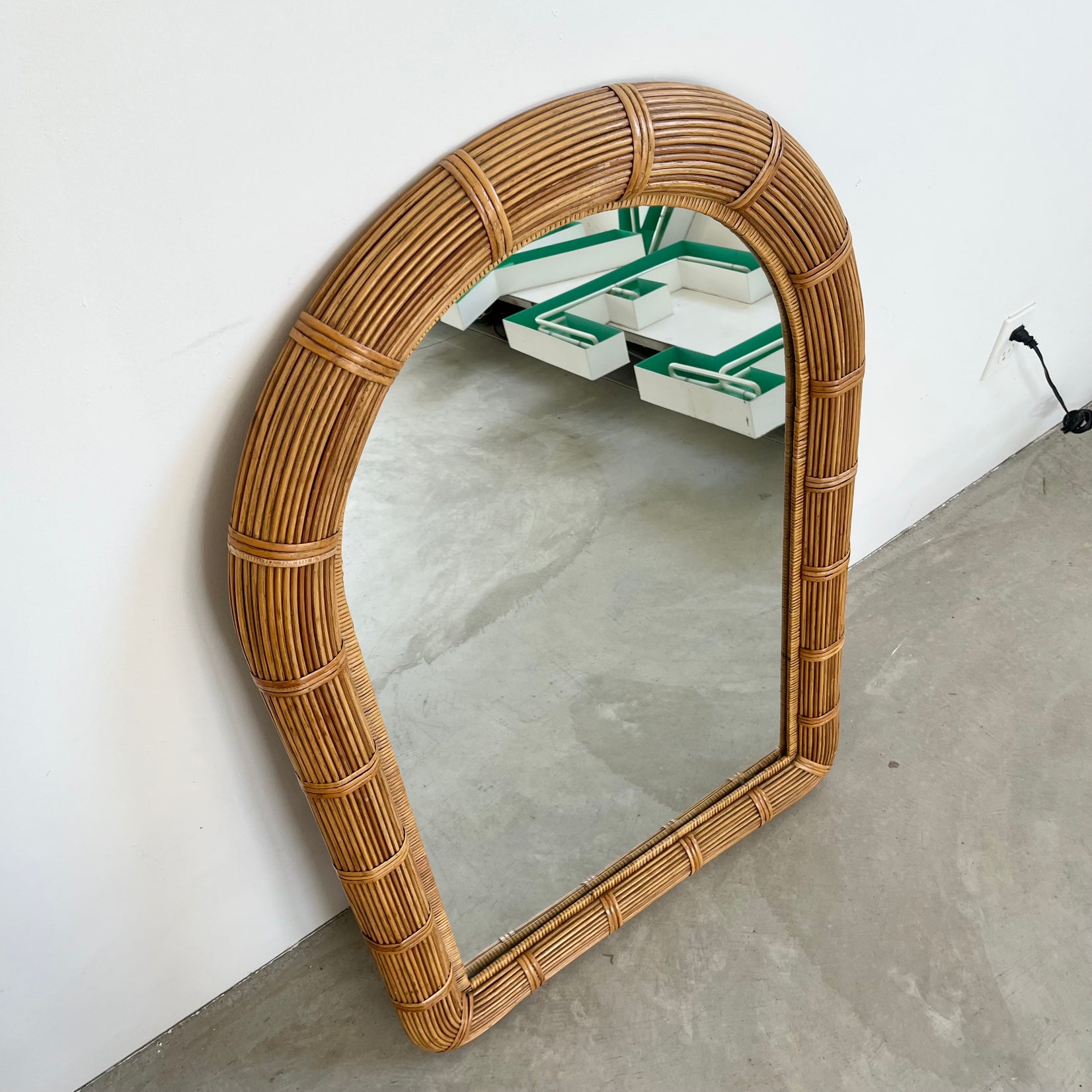 Rattan Mirror