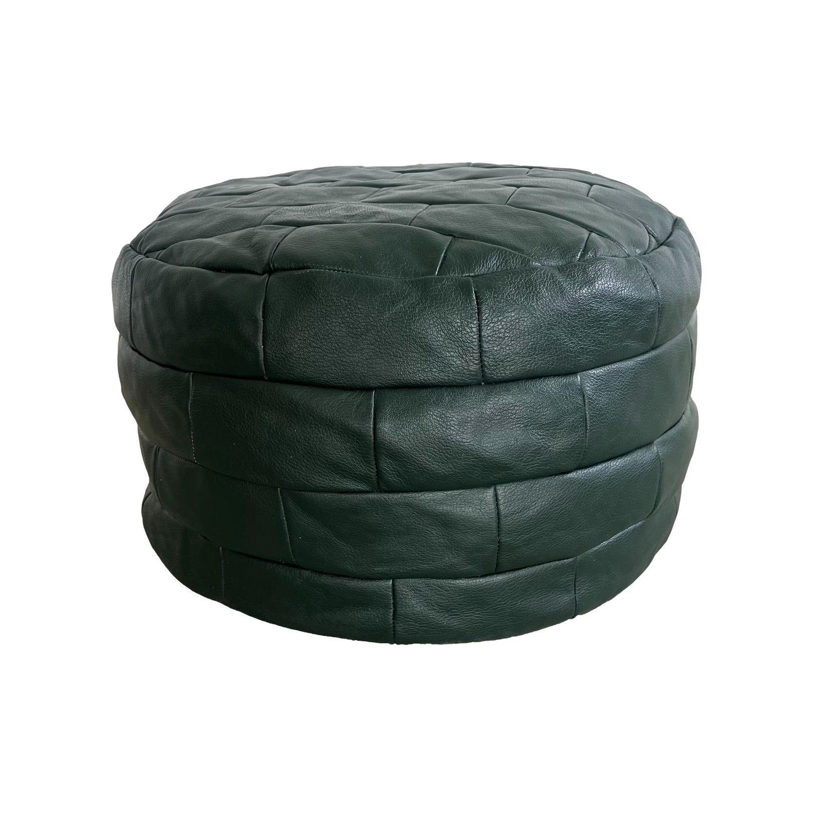 Green Patchwork Ottoman