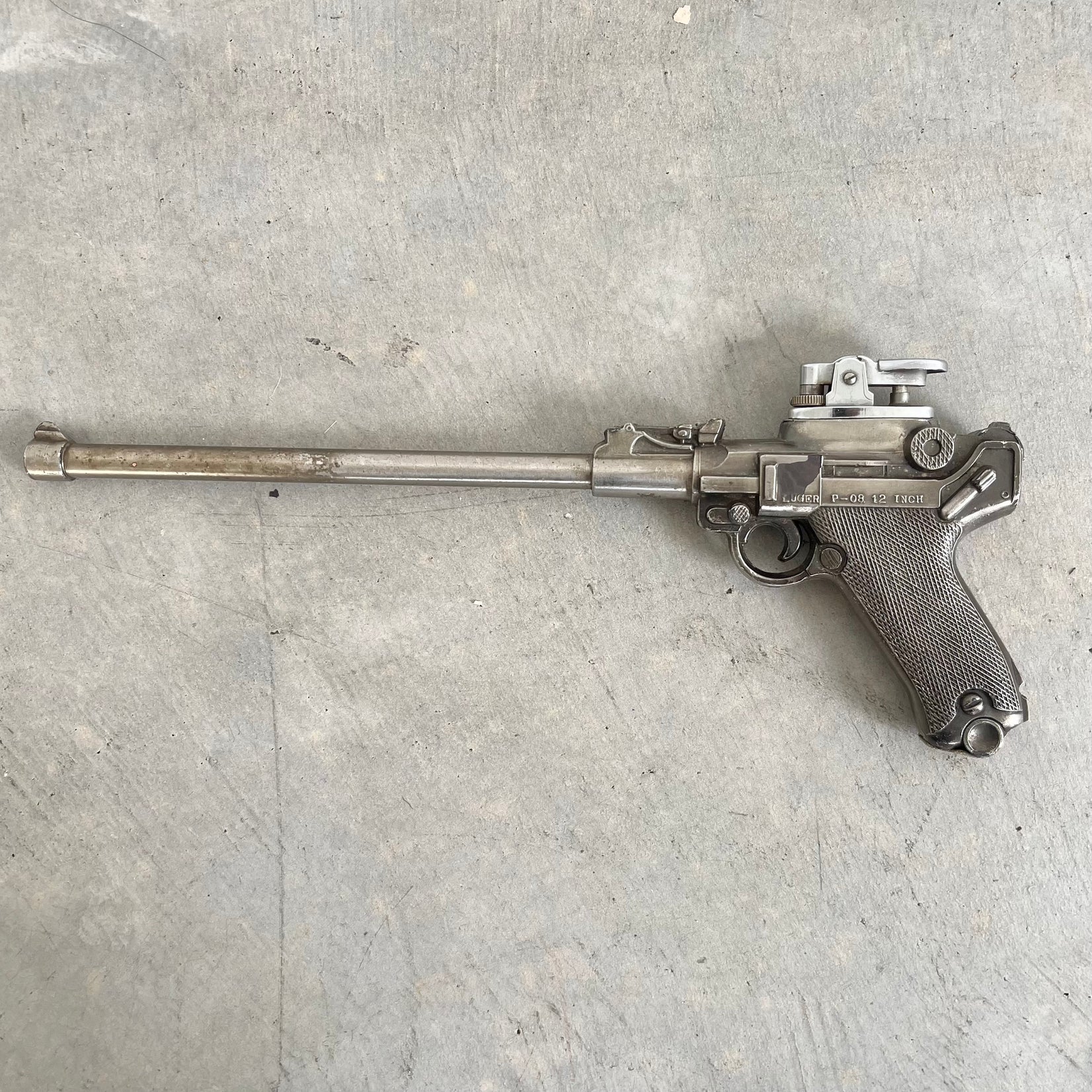 Luger Pistol Table Lighter