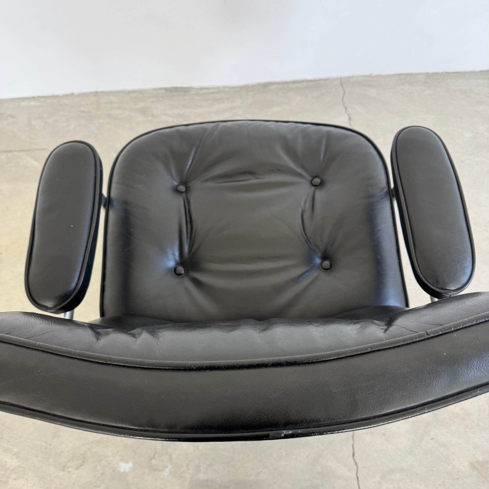 Time Life Chair in Black Leather