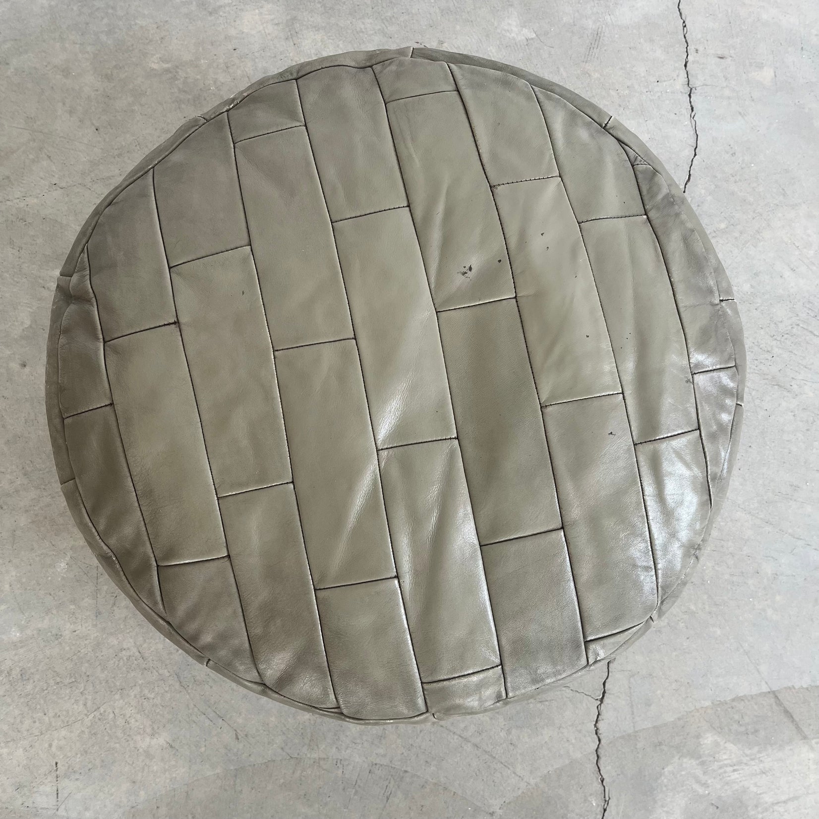 Green Patchwork Ottoman