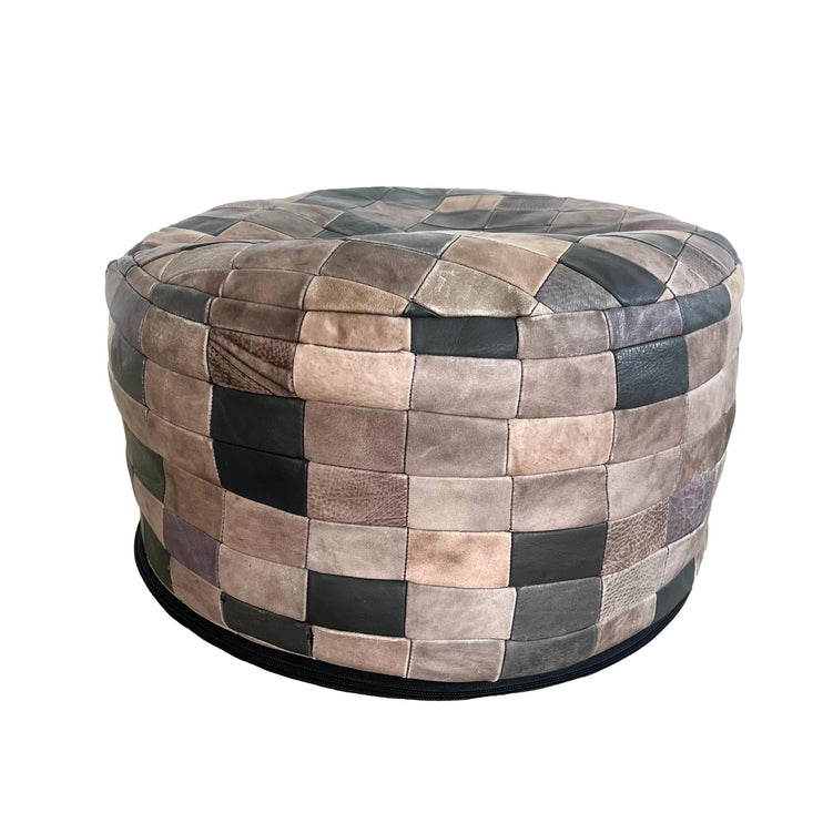 Multicolor Patchwork Ottoman