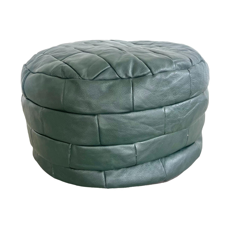 Green Patchwork Ottoman
