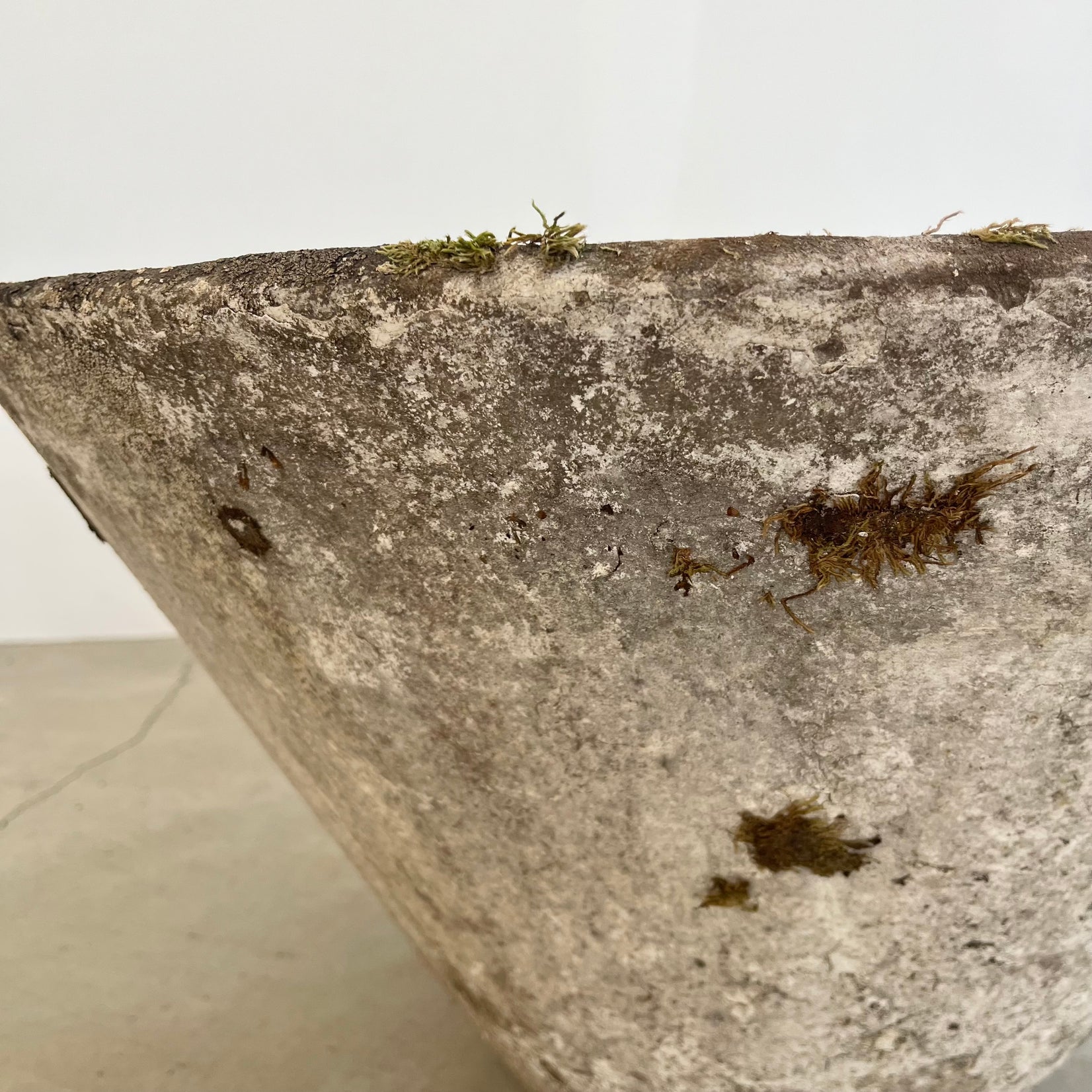 Willy Guhl Concrete Cone Flower Pot, 1960s Switzerland