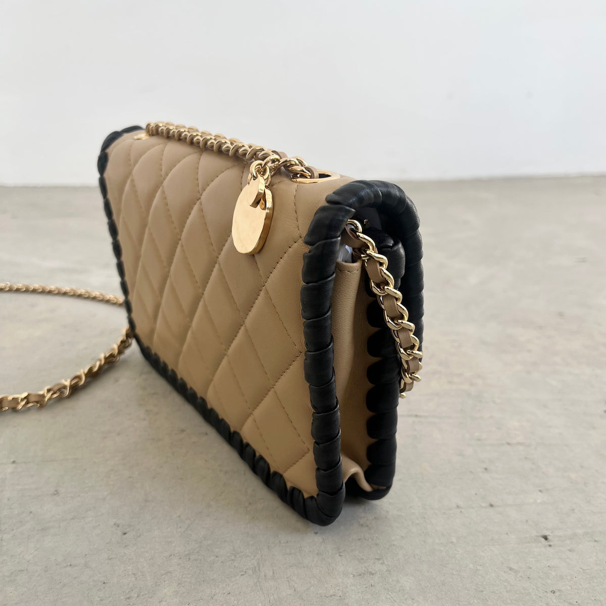 Quilted Lambskin Flap Bag