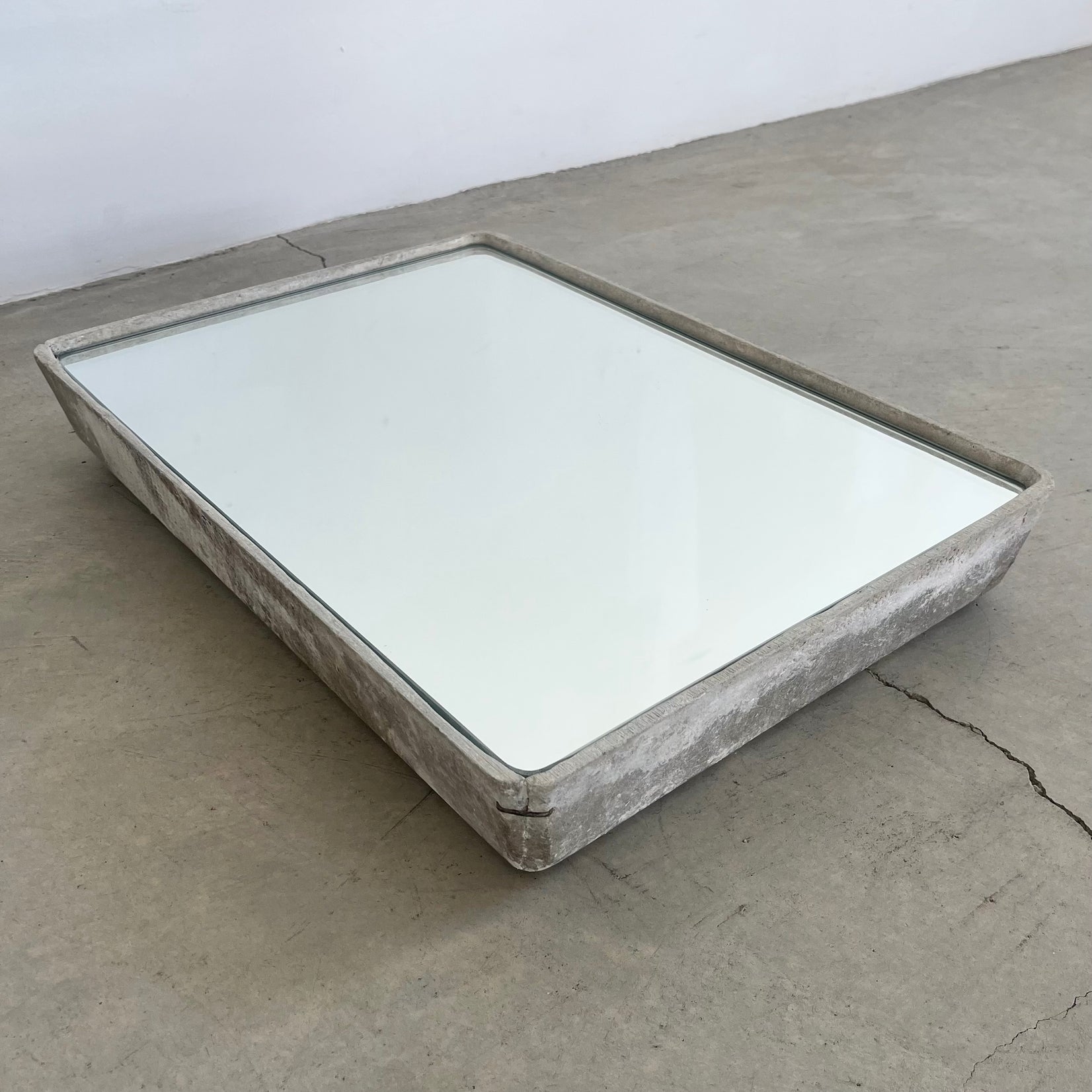 Rectangular Concrete Mirror