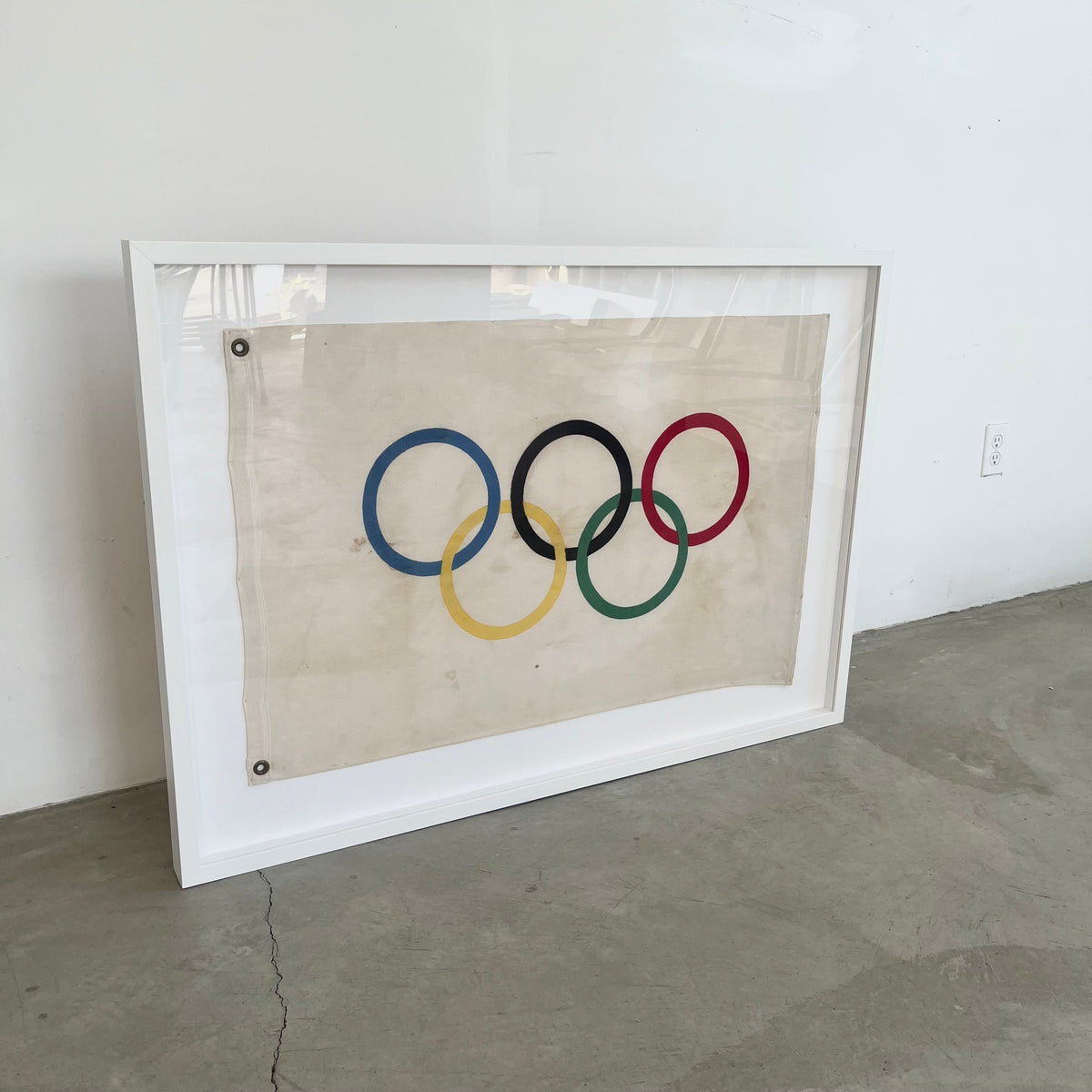 Framed Olympic Flag