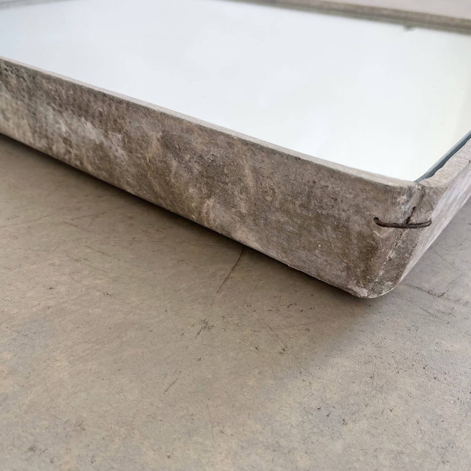 Rectangular Concrete Mirror