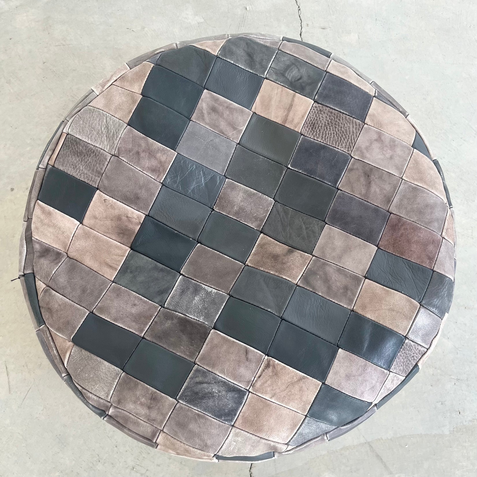 Multicolor Patchwork Ottoman
