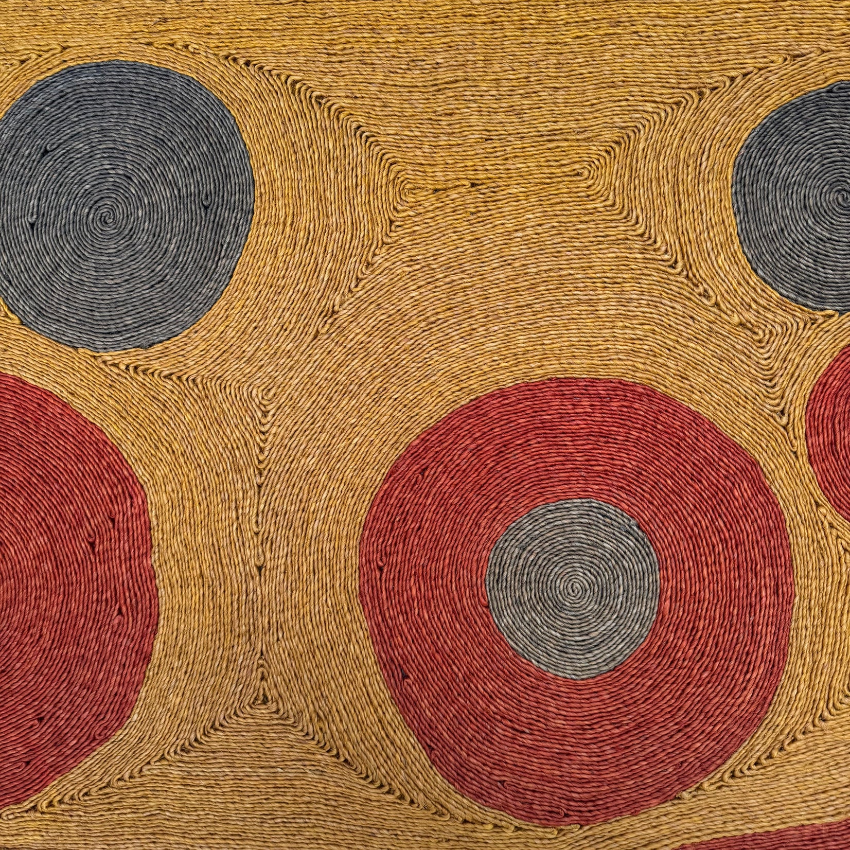 Hand Woven Jute 'Sun' Tapestry