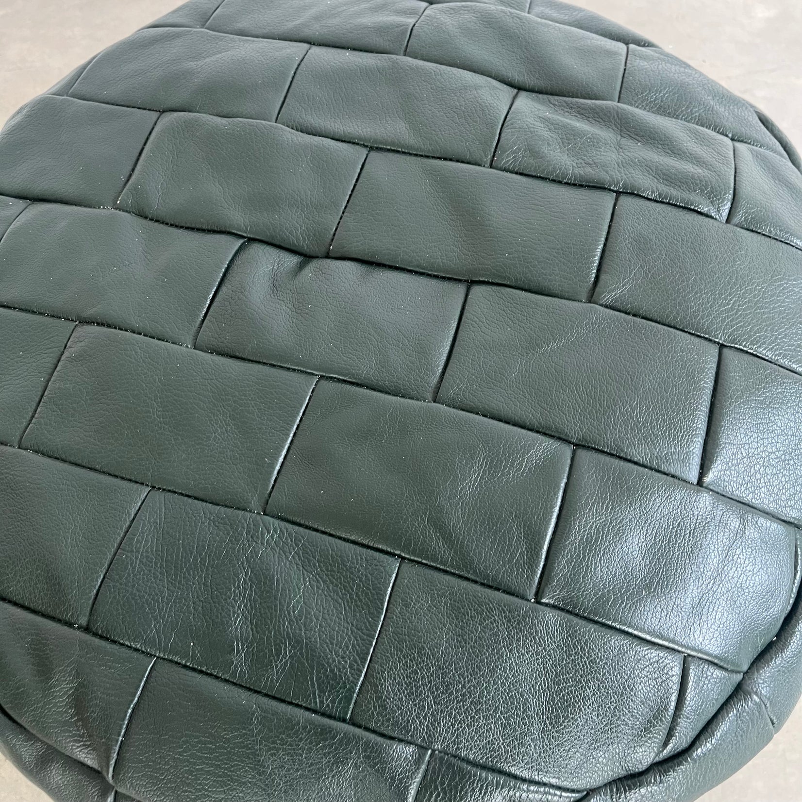 Green Patchwork Ottoman