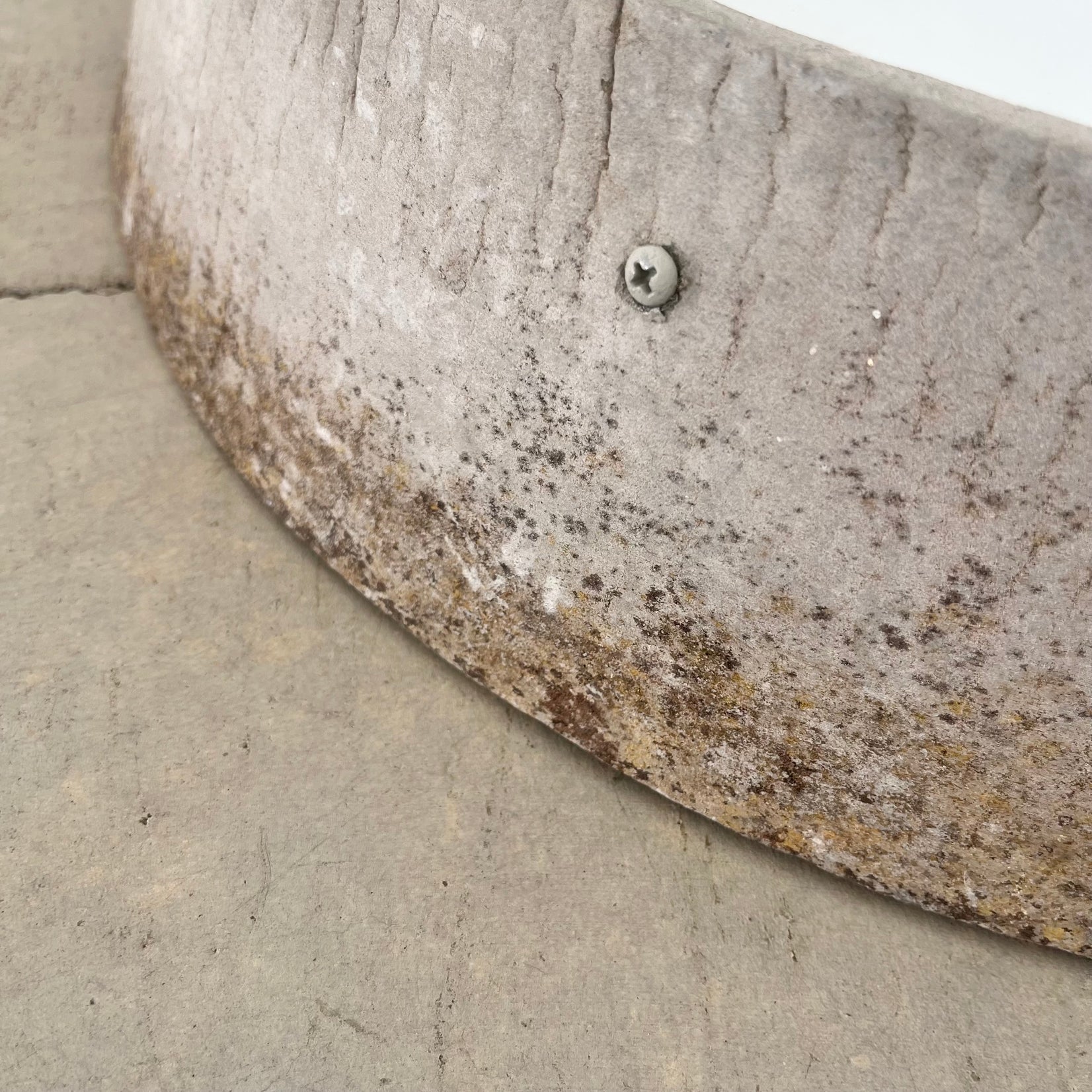 Circular Concrete Mirror
