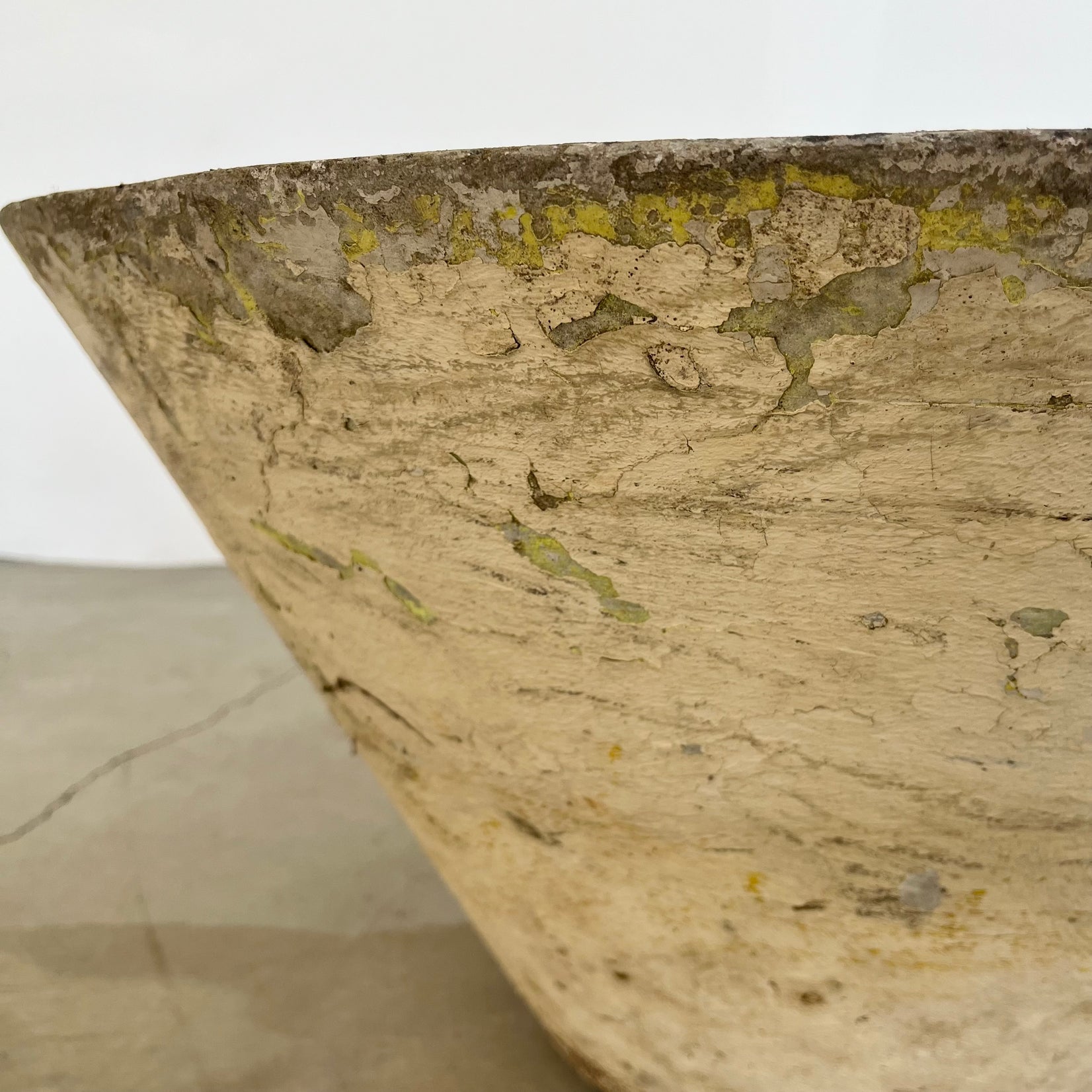 Willy Guhl Concrete Cone Flower Pot, 1960s Switzerland