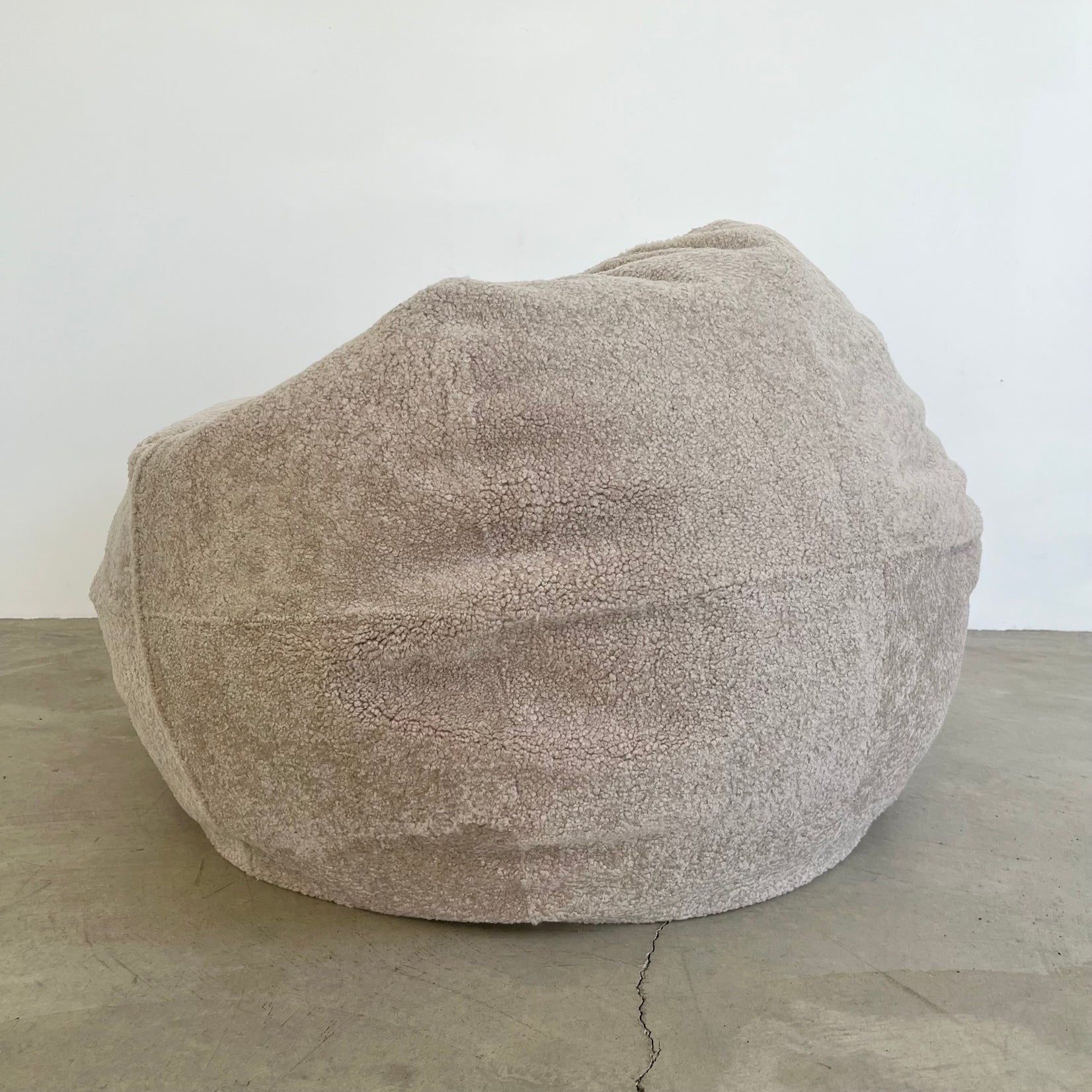 Tan Shearling Bean Bag by MERIT Los Angeles, 2026