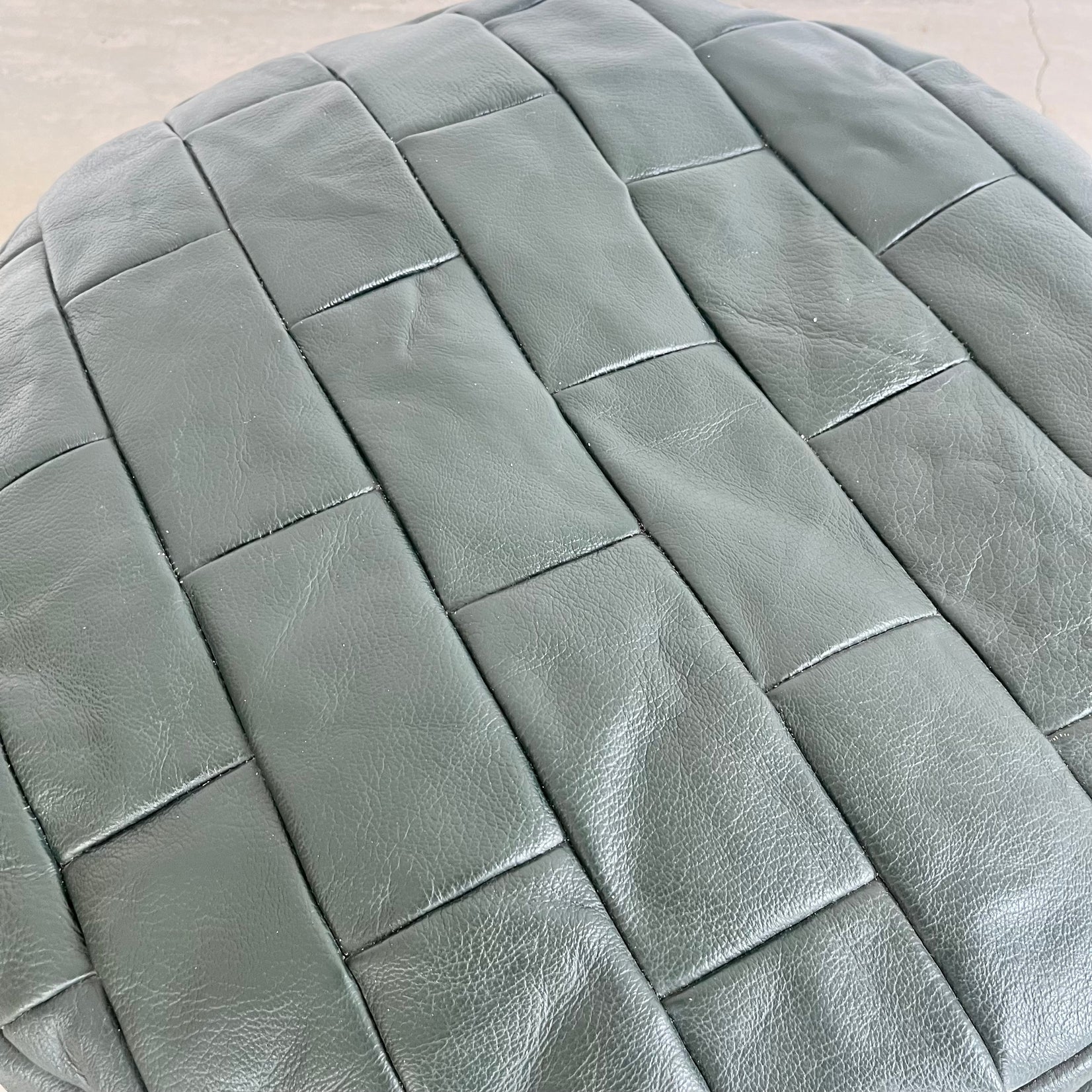 Green Patchwork Ottoman