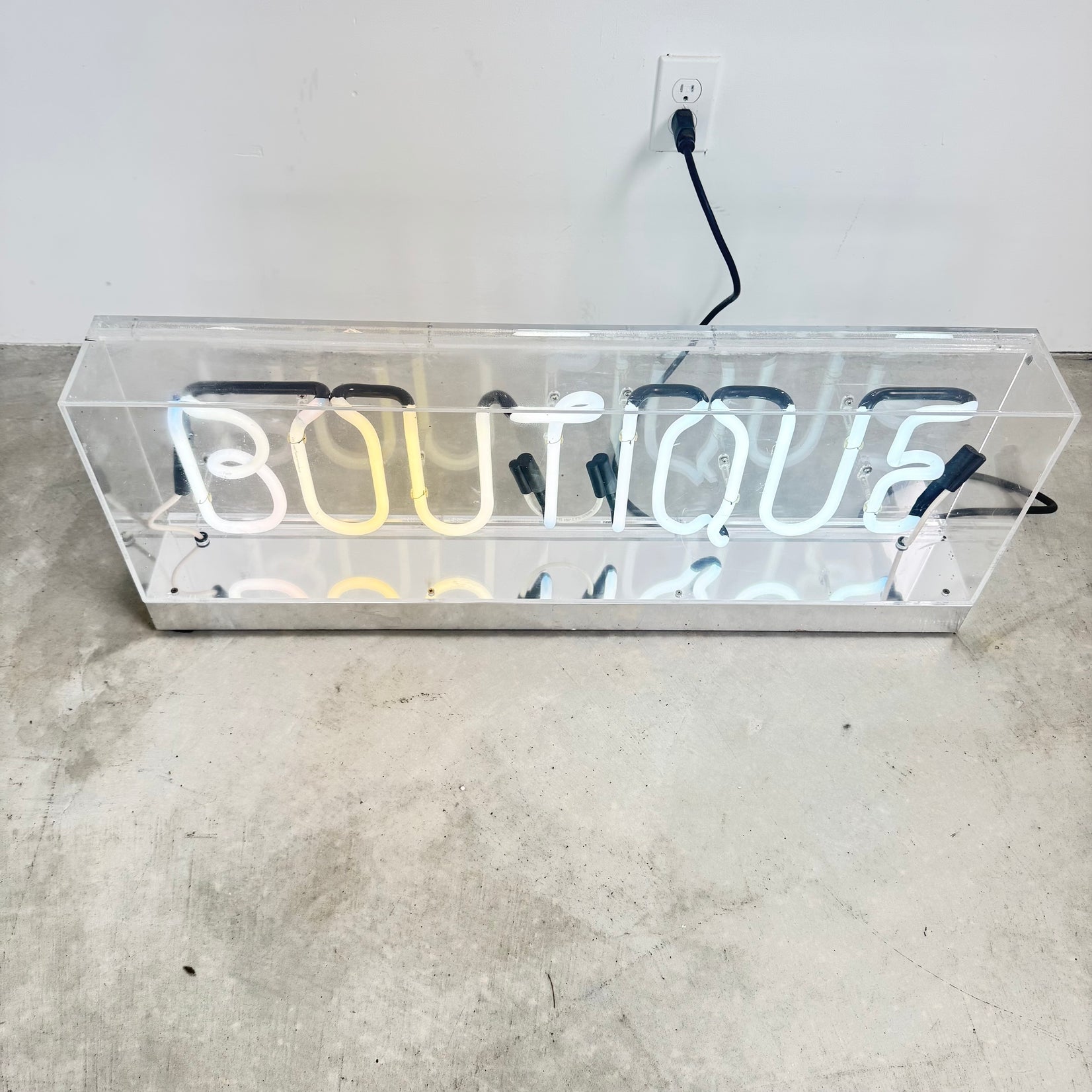 Neon Boutique Sign