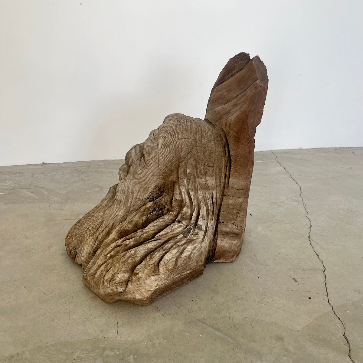 Hand Carved Wood Spirit Sculpture