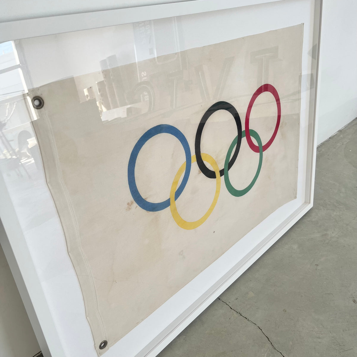 Framed Olympic Flag