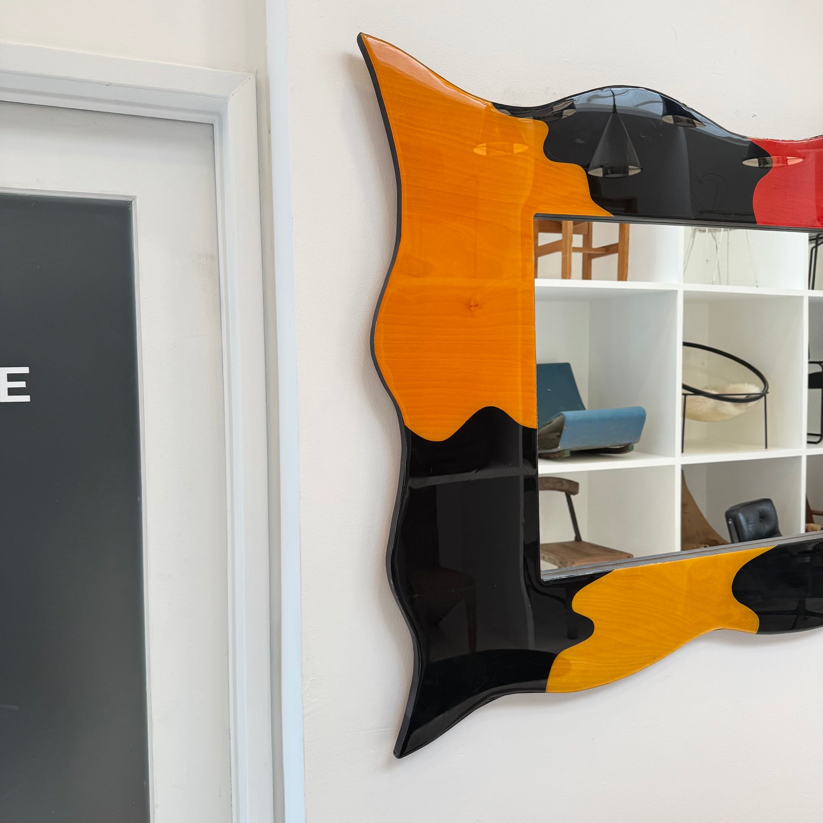 Memphis Style Postmodern Mirror
