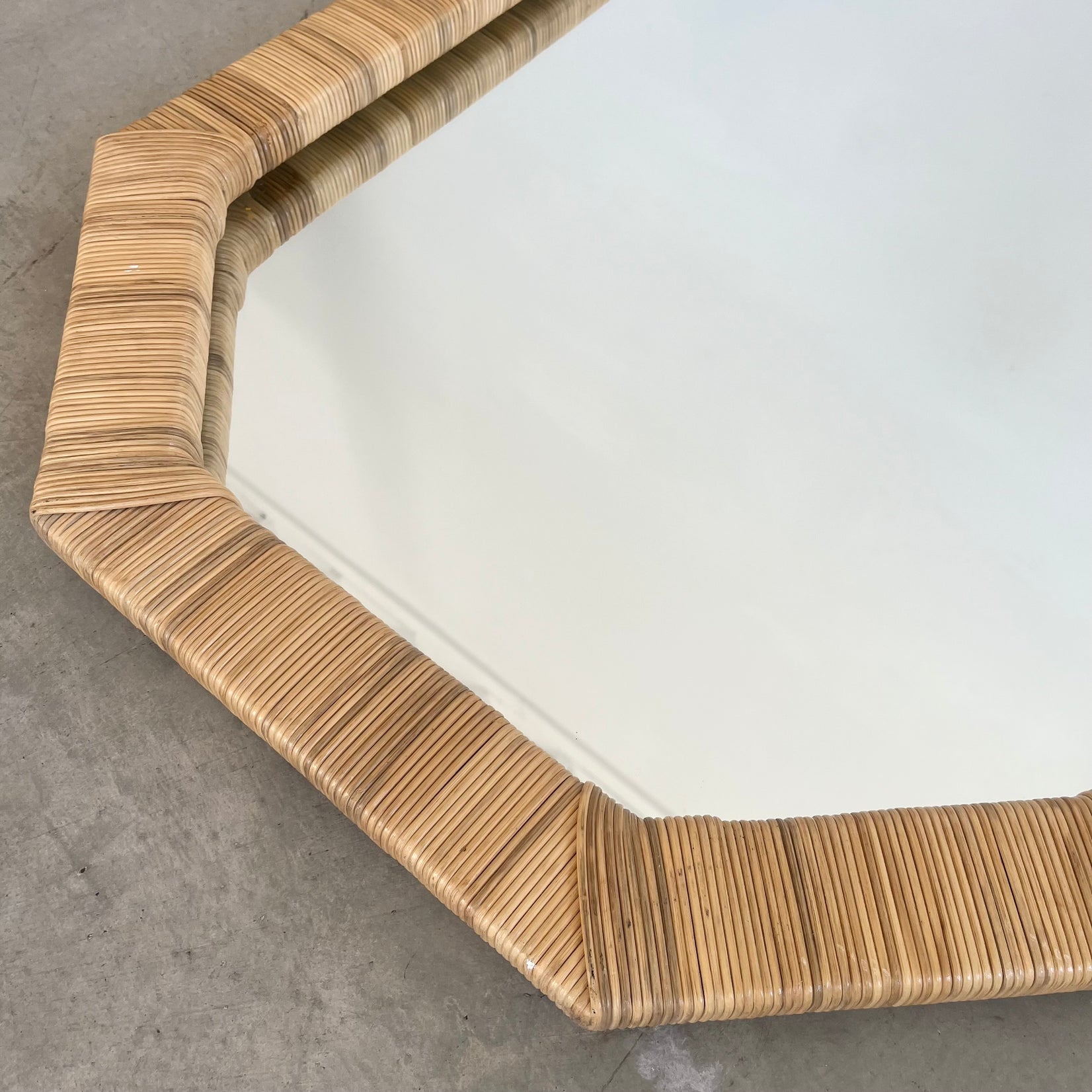 Rattan Mirror