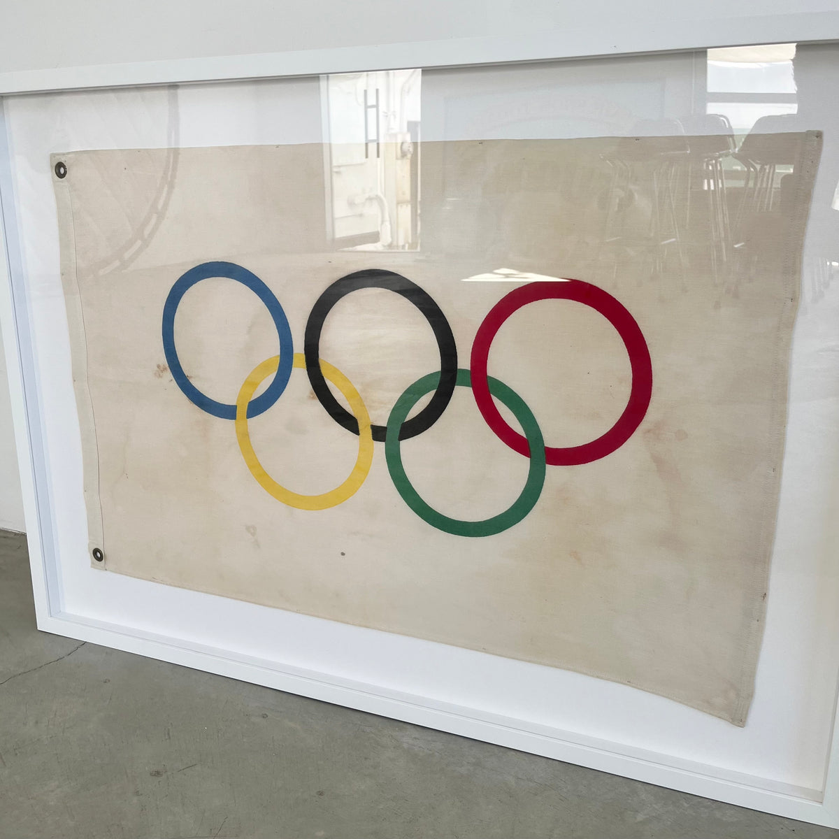 Framed Olympic Flag
