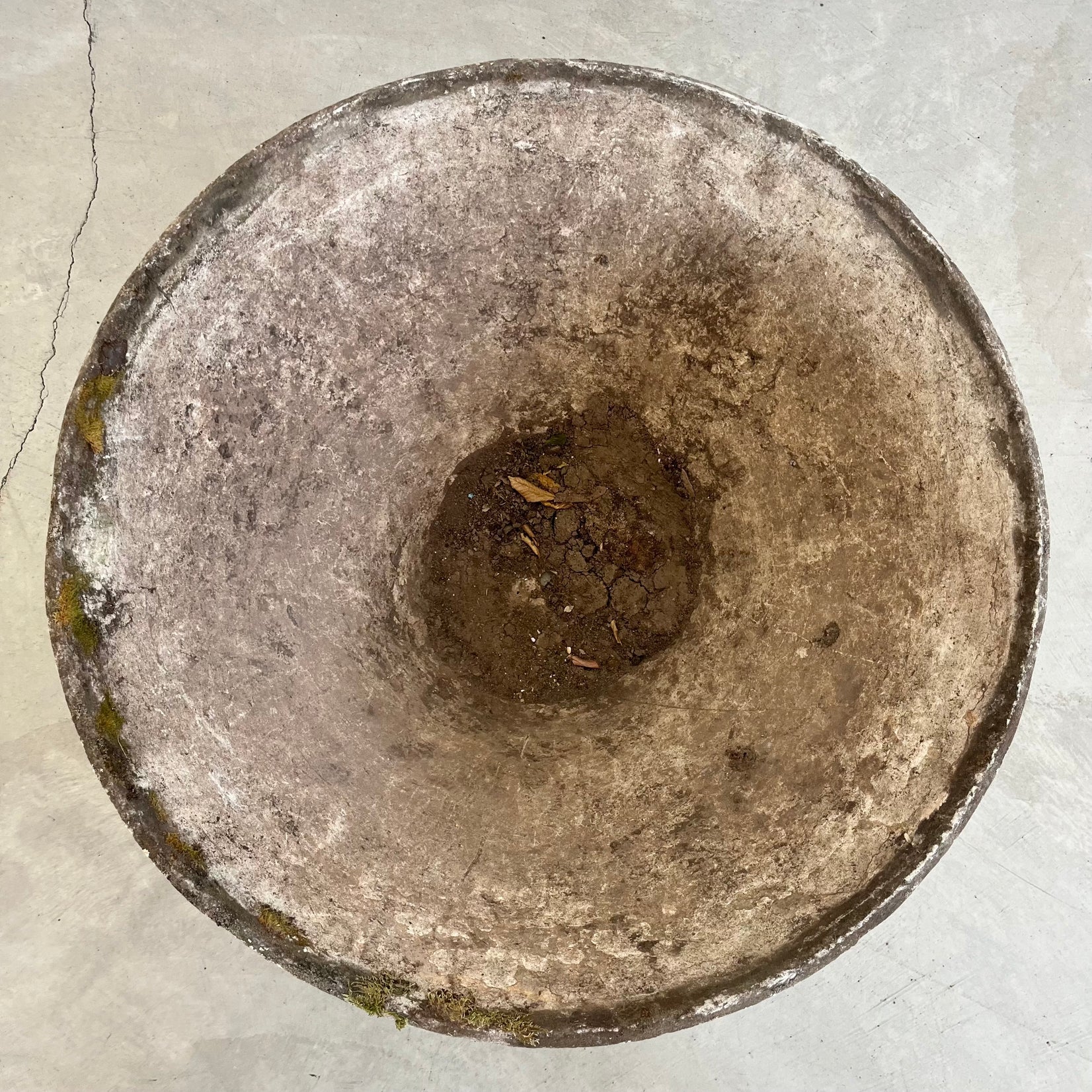 Willy Guhl Concrete Cone Flower Pot, 1960s Switzerland