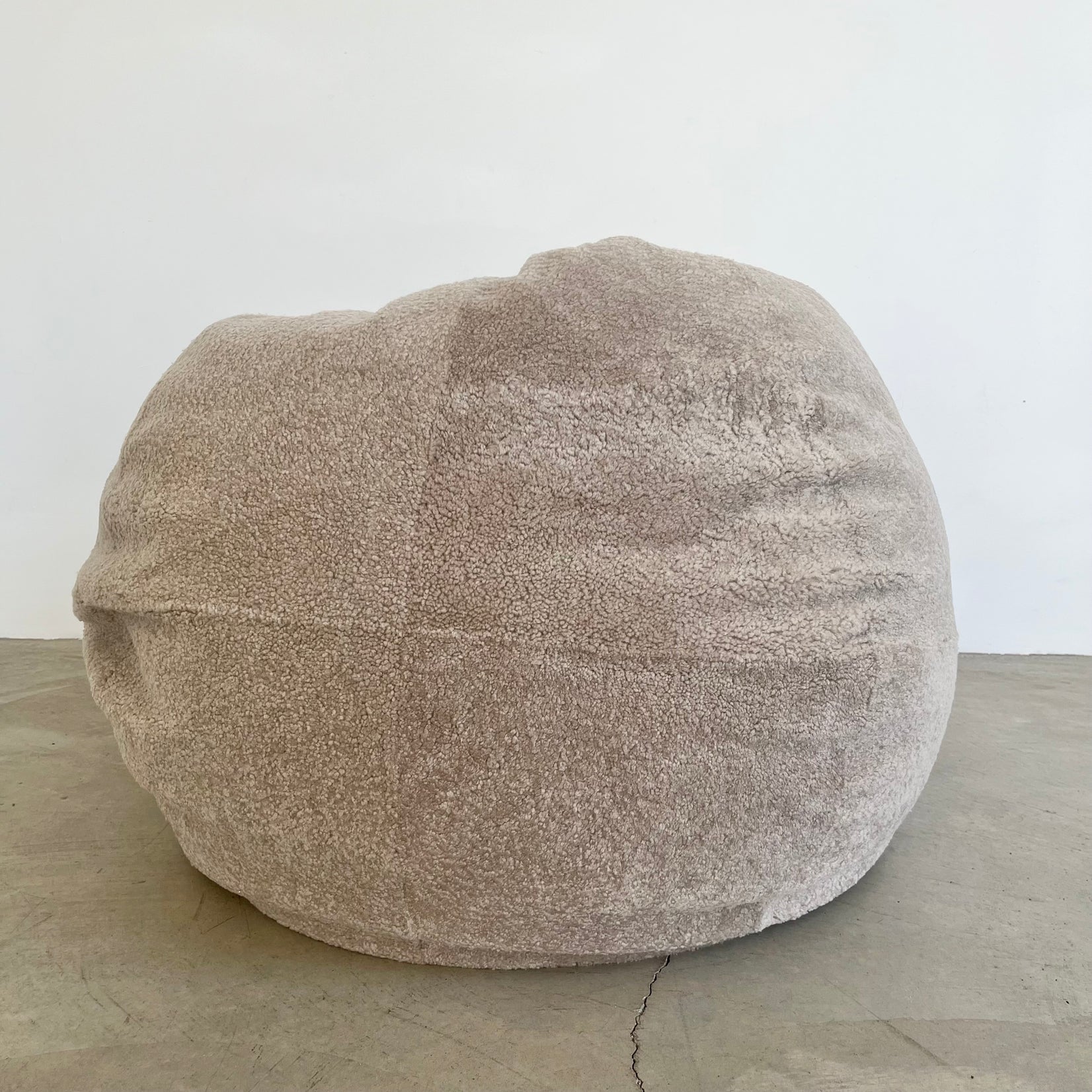 Tan Shearling Bean Bag by MERIT Los Angeles, 2026