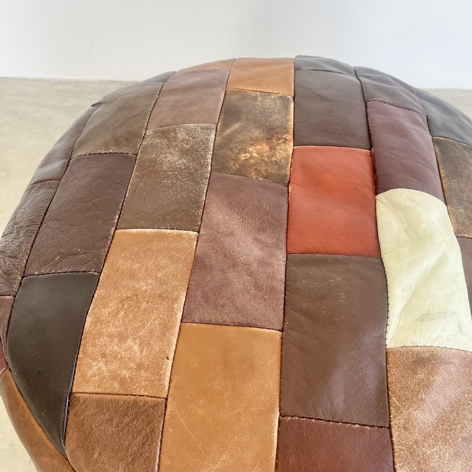 Multicolor Patchwork Ottoman