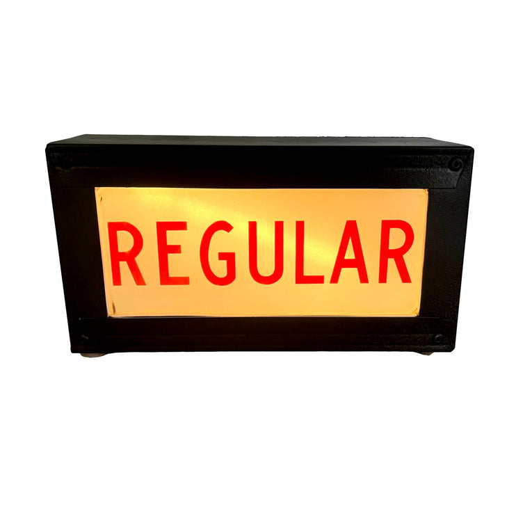 'Regular' Illuminated Sign