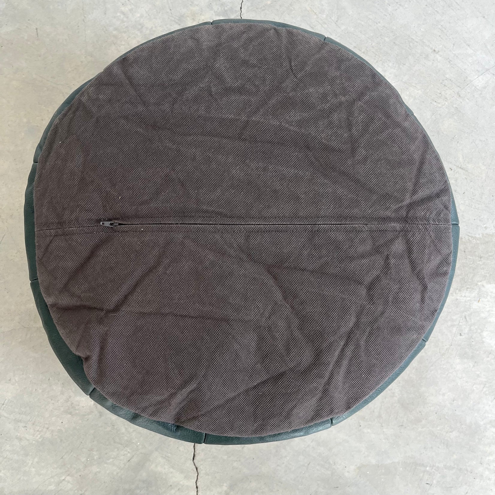 Green Patchwork Ottoman