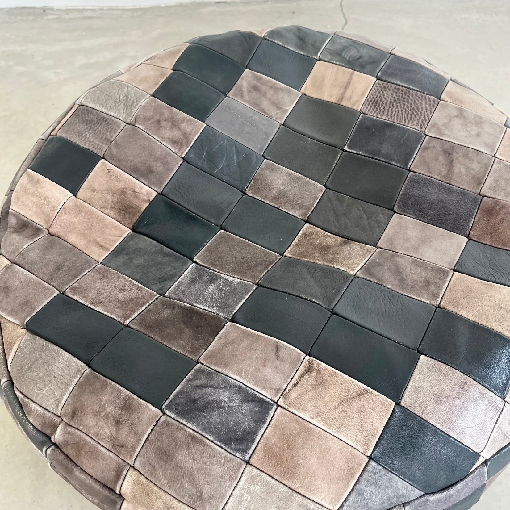 Multicolor Patchwork Ottoman