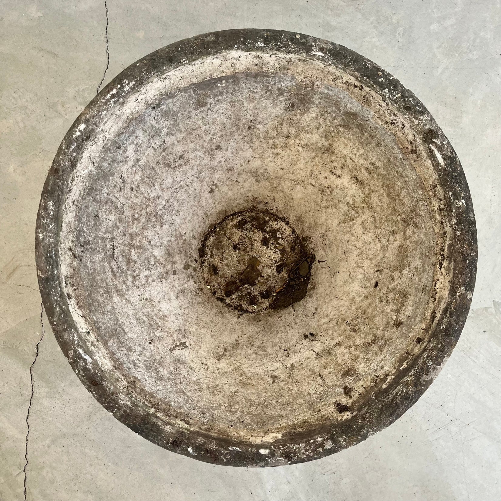 Willy Guhl Concrete Cone Flower Pot, 1960s Switzerland