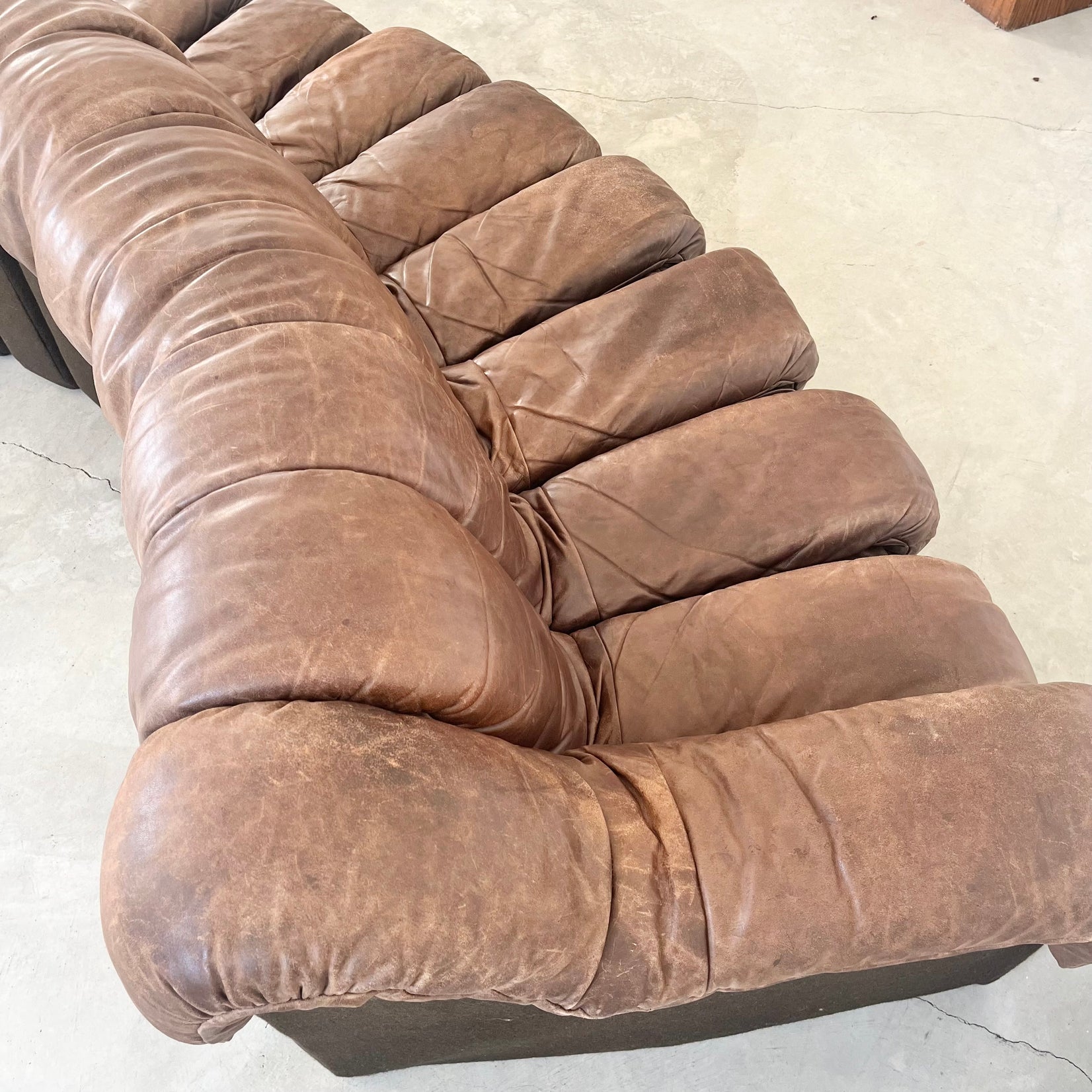De Sede DS-600 Non-Stop Sofa with 16 Elements