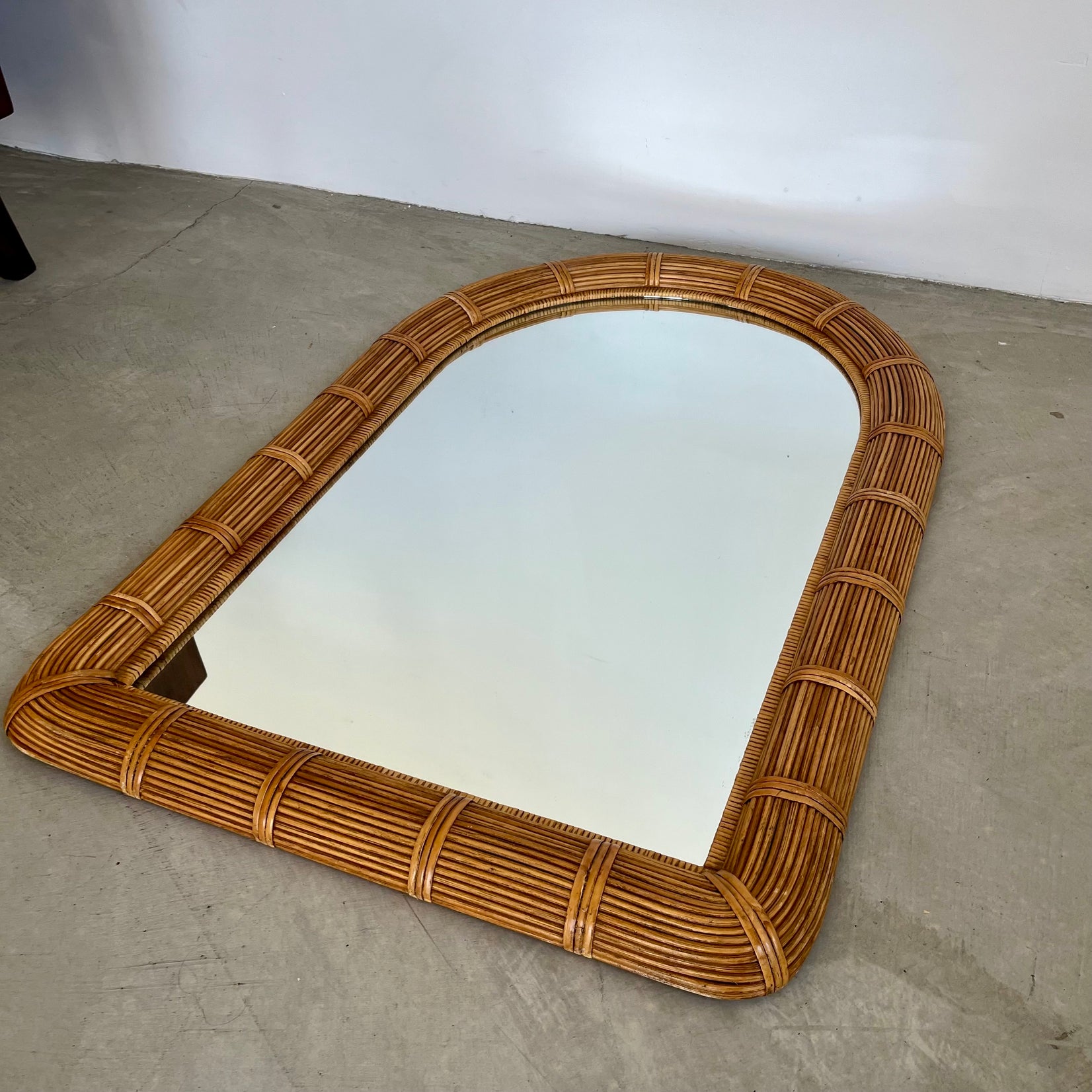 Rattan Mirror