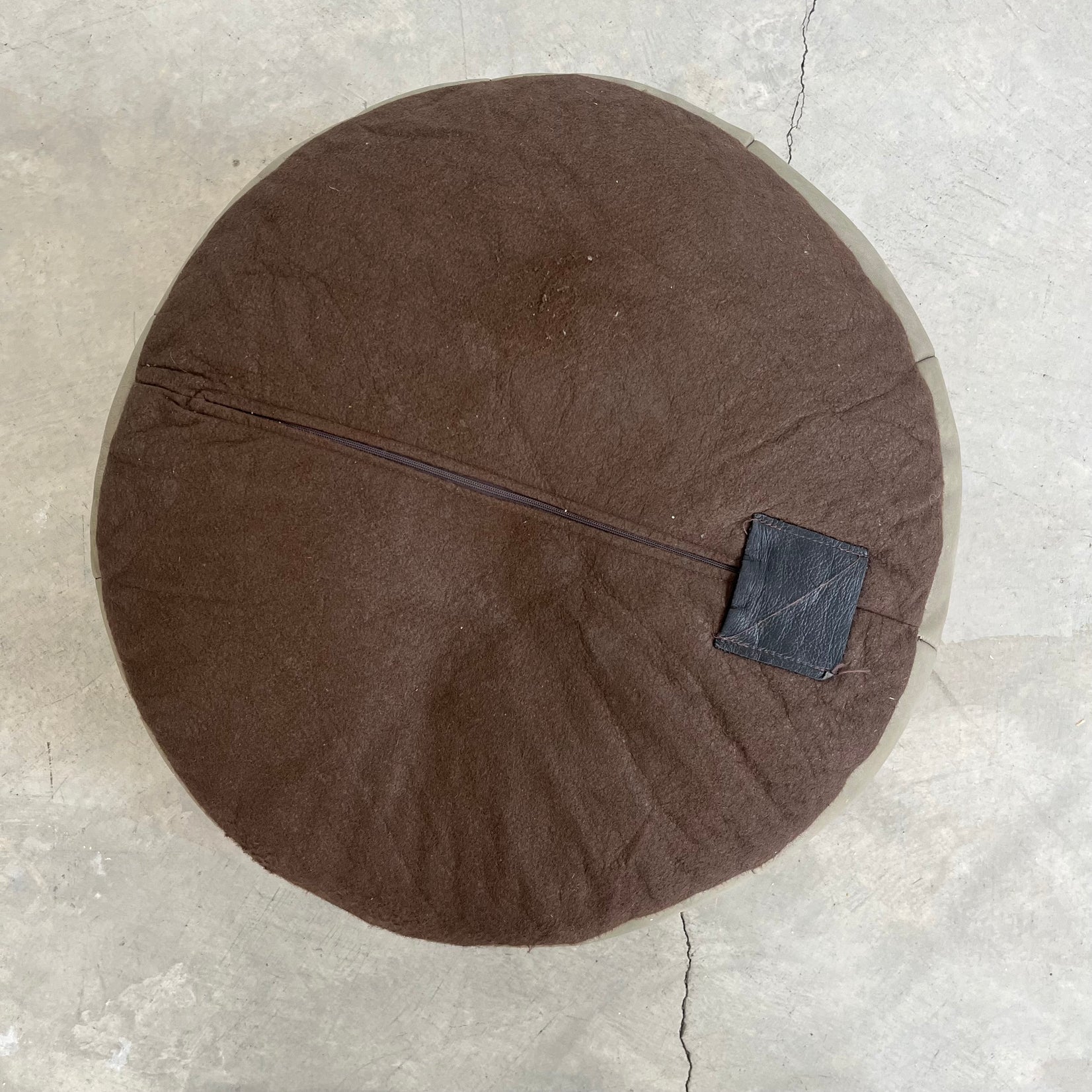 Green Patchwork Ottoman