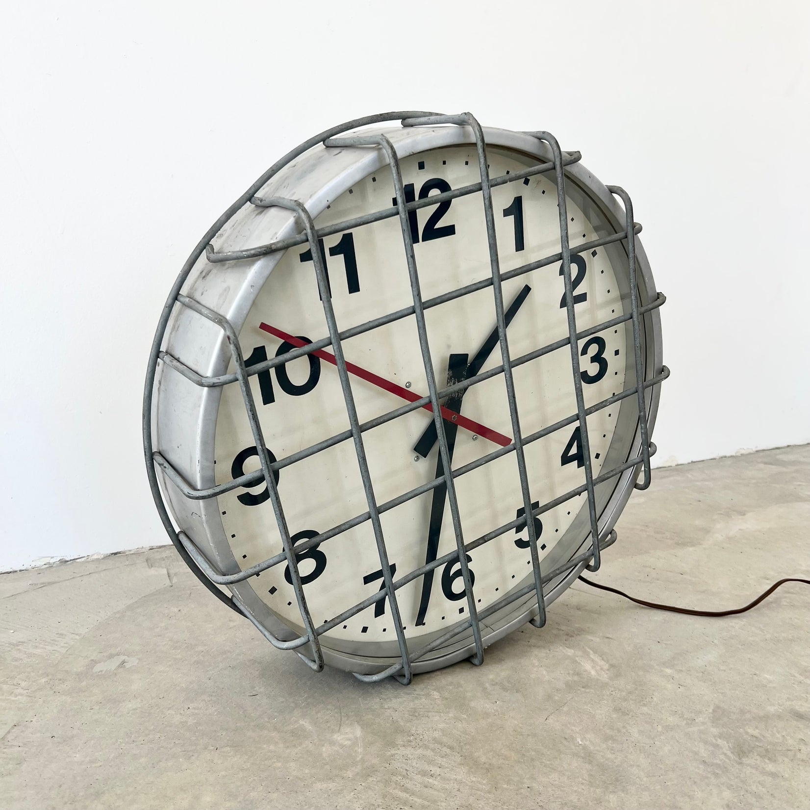 Caged Prison Clock, 1960s USA