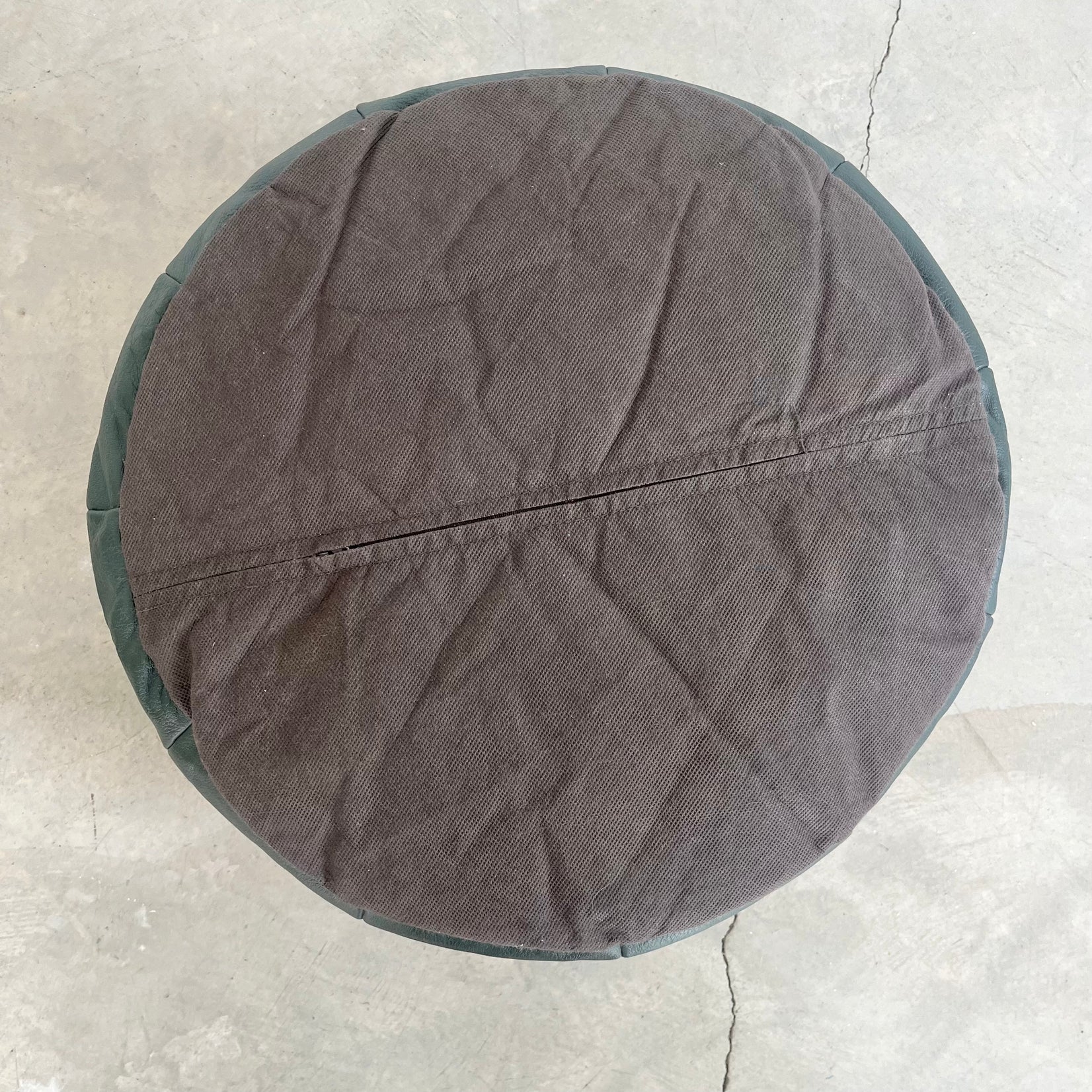 Green Patchwork Ottoman